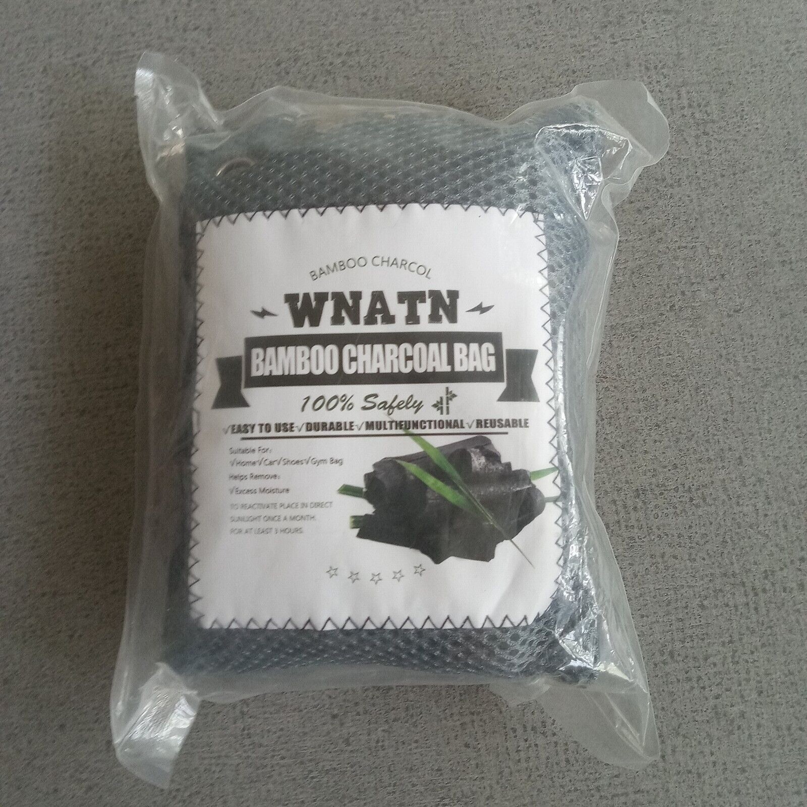 Wnatn Bamboo Charcoal Bags, 100% Safely easy to use durable multifunctional