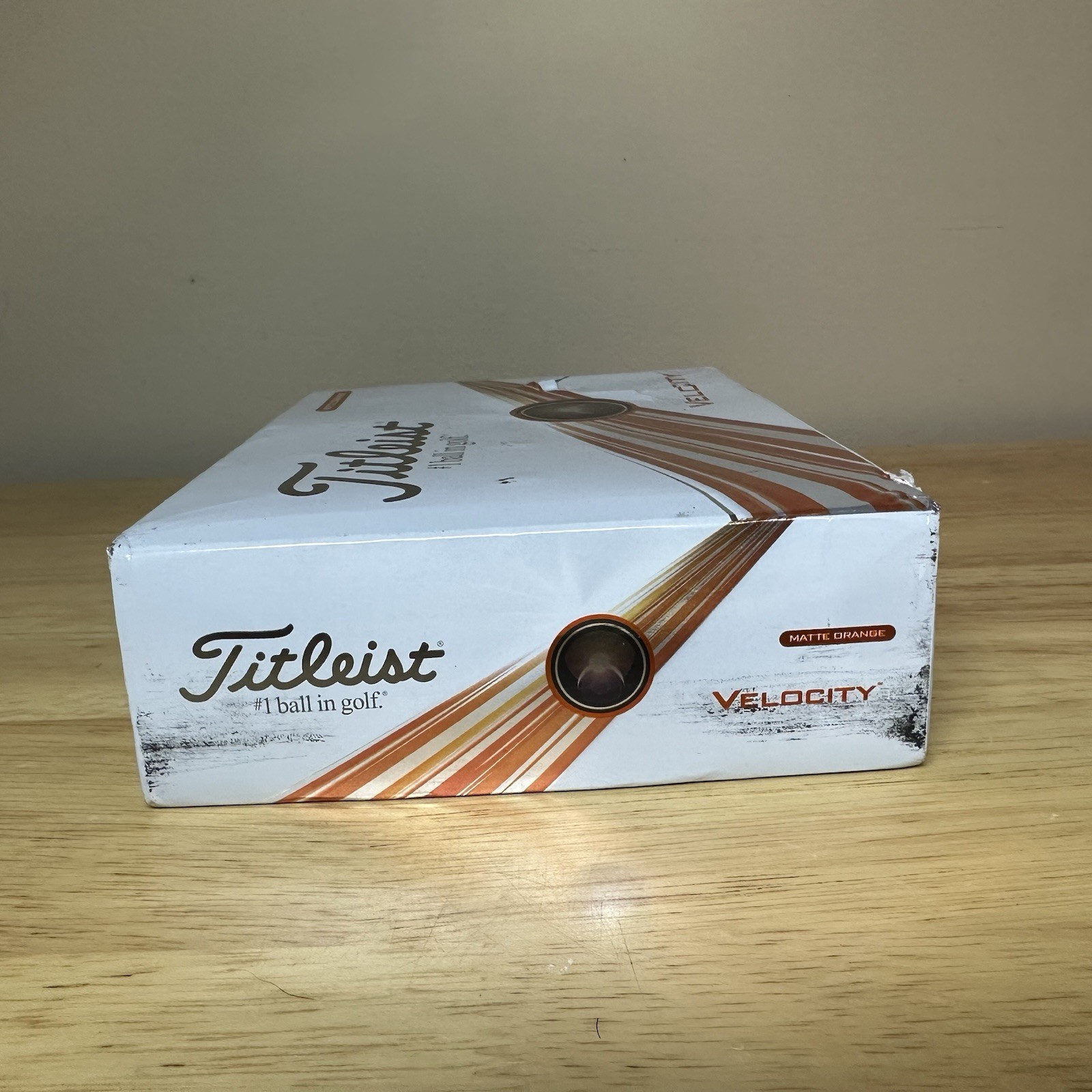 Titleist 2024 Velocity Golf Balls, Men's, Matte Orange