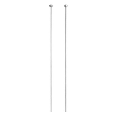 2pcs Straight Ejector Pin 5/64'' Dia 250mm (10'') Long SKD61 Straight Punch