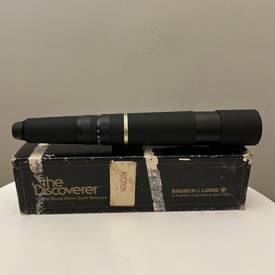 Bausch & Lomb the Discoverer 60mm 15-60X Zoom Telescope Spotting