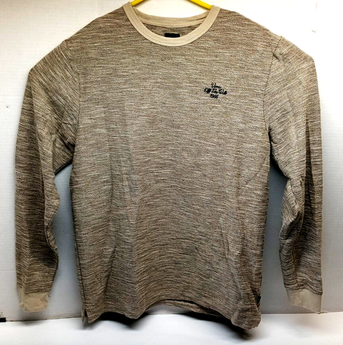Vans Off The Wall Long Sleeve Crew Neck Knit Pullover Shirt SZ LG VGC