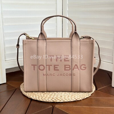 ★関税込み★ MARC JACOBS LIGHT PINK LEATHER TOTE BAG Marc Jacobs The Medium Tote Bag Light Pink Leather Handbag