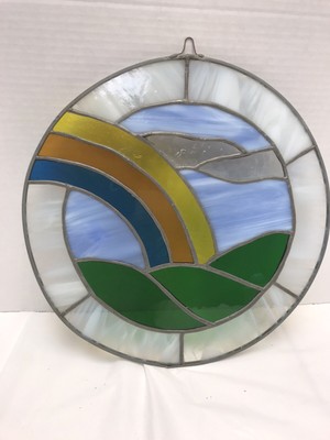 A-33 VINTAGE RAINBOW LOUISVILLE KENTUCKY SUN CATCHER WINDOW DECORATION