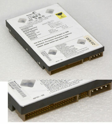 20GB SEAGATE ST320014A 20 GB IDE PATA FESTPLATTE 3,5'' 8,89cm HARDDRIVE HDD F87