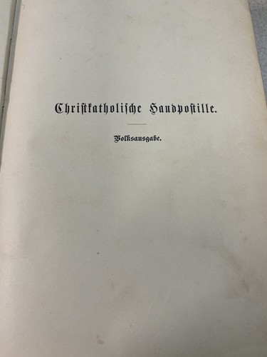 Book ~ Christian Catholic Handpostille 1890 ~German P. Leonhard Goffine -Antique - Picture 8 of 12