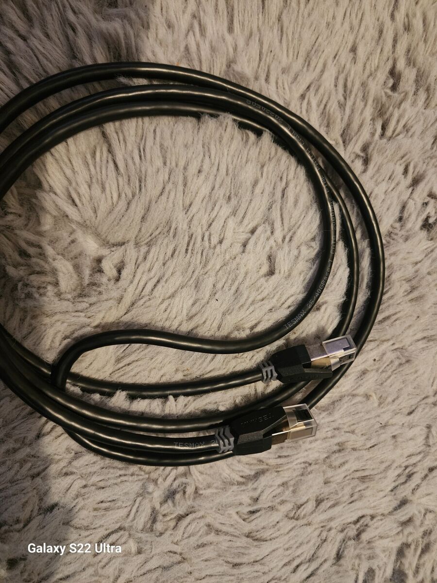 Tesmax 25/40GBase T Cat8 2000Mhz PIMF Patch Cable 20220509 Tesmax 25/40GBase T Cat8 2000Mhz PIMF Patch Cable 20220509