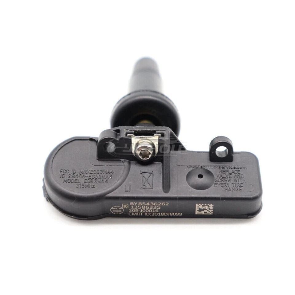 Set of 4 TPMS Tire Pressure Monitoring Sensors NEW For GM Chevy GMC 13586335 - Imagem 4 de 4