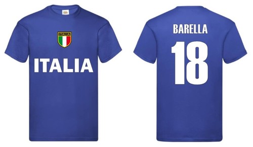T-SHIRT ITALIA Euro 2020 adulto bambino NICOLO' BARELLA | eBay