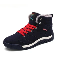 Autumn Winter Boots Fashion High-top Ankle Boots Mens Shoes Comfortable Sneakers