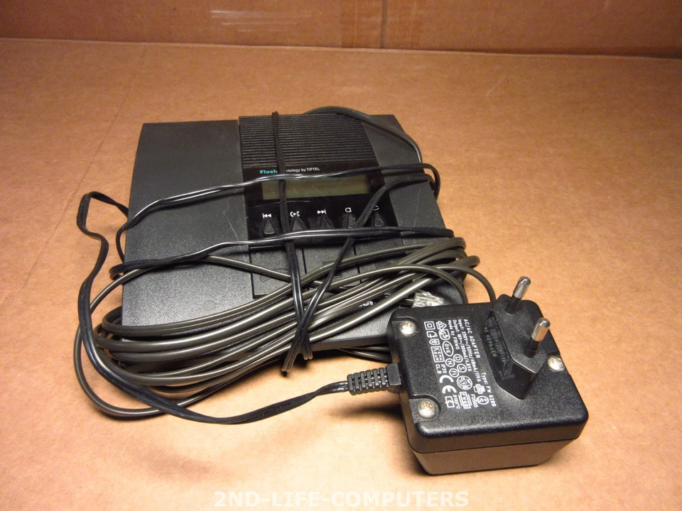 Tiptel 330 plus Anrufbeantworter anthrazit Answering Device - INCL PSU - Bild 2 von 2