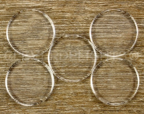 Azulejos de vidrio redondos - transparentes - de 1/2"" a 4"" de diámetro - vidrio transparente artesanal hágalo usted mismo - Imagen 12 de 26
