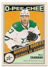 Nick Caamano 19-20 Upper Deck 2 O-Pee-Chee Update Marquee Rookie Card Retro