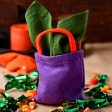 Kids Crafts - Halloween Felt 5in x 5in Tote Bag Sets
