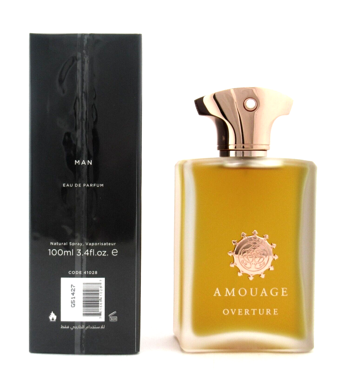 Amouage OVERTURE Man 3.4 oz./ 100 ml. Eau de Parfum Spray New