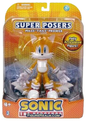 Sonic the Hedgehog Super Posers Miles  Tails  Prower Factory Sealed New Jazwares