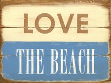 Love the beach metal sign coastal beach bungalow decor