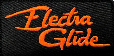Electra Glide Motorcycle Embroidered Vest Iron on Patch Harley Biker Chopper N-1