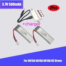 3.7V 500mAh 721855 25C Li Polymer Battery Charger For U815A U818A U819A RC Drone