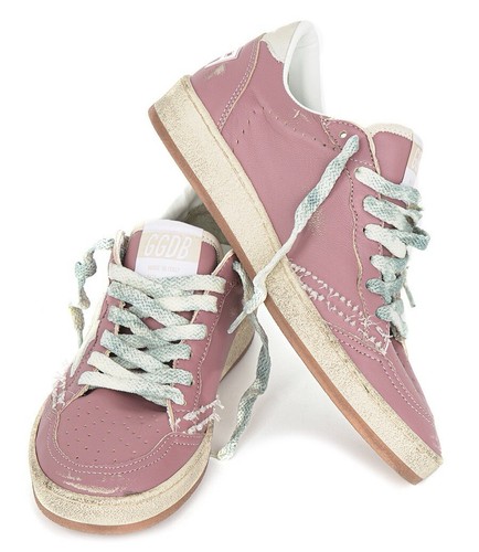 Sneaker Golden Goose Ballstar nuove con scatola - EU 37, Dusty Rose, pizzo extra in leopardato - Foto 20 di 24
