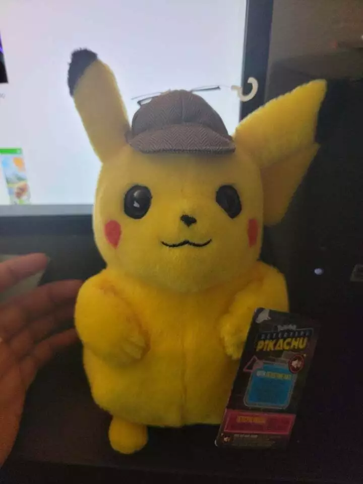 Pokemon Detective Pikachu 8 inch Plush New