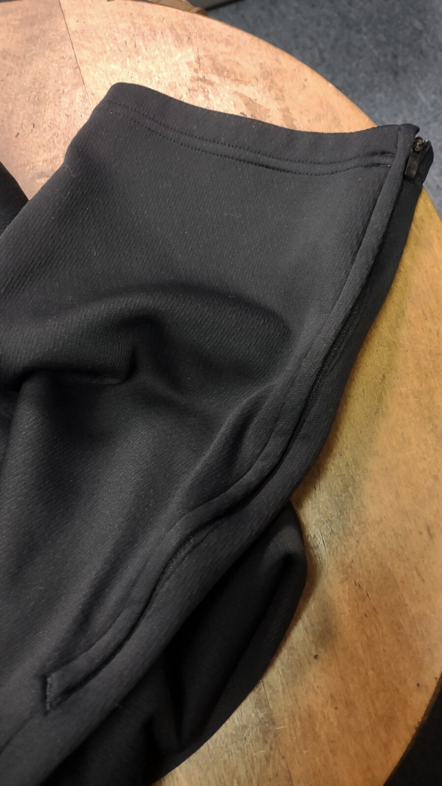 Adidas Climawarm Black Athletic Activewear Sweatpants Zipper Ankles