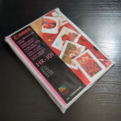 CANON HR-101 High Resolution Papier A4 200 Blatt BJC-610/620/4200/4550