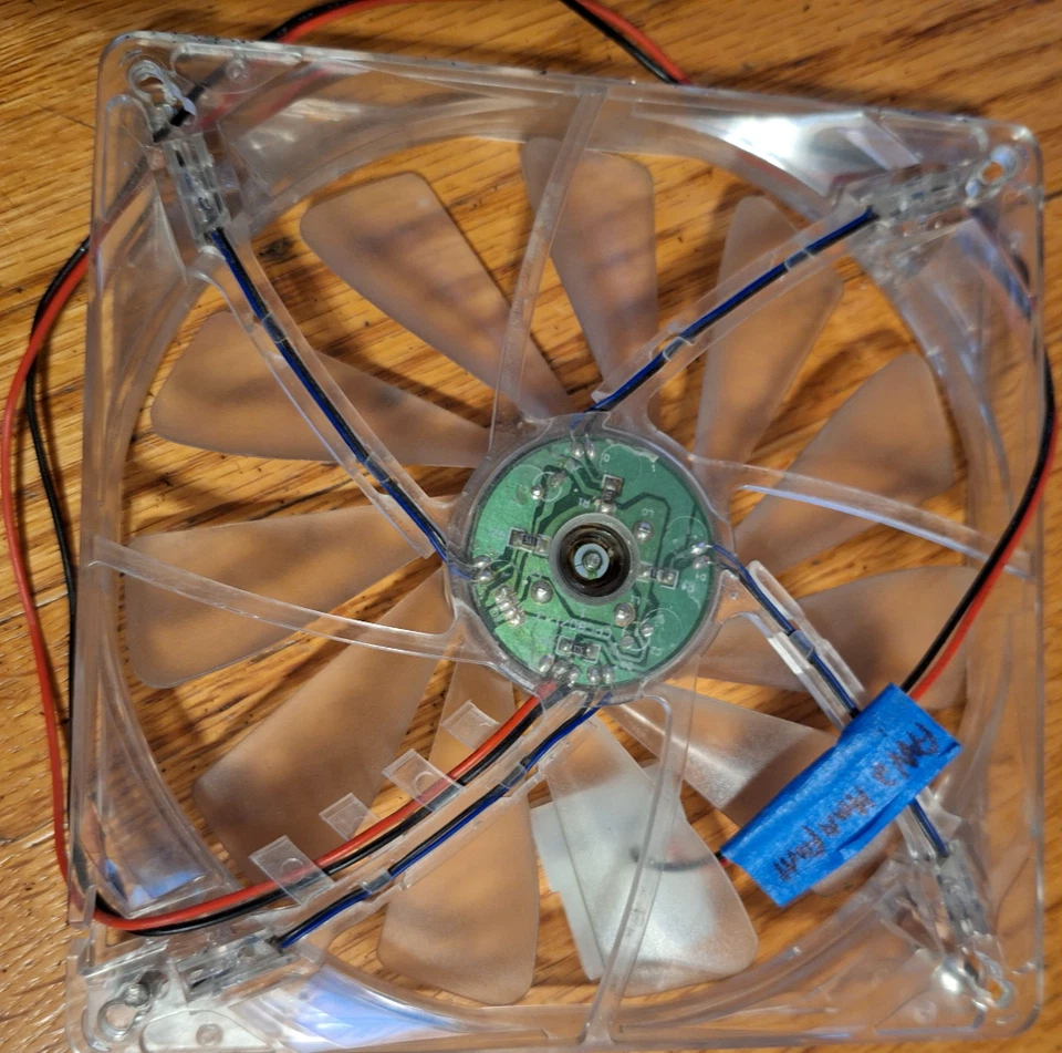 14cm Desktop PC Case Fan Slim Cooler 4pin - Image 2 of 3