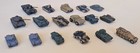 Lot of 17 Wwii Armored Vehicle Miniatures (Authenticast and other manufacturers)