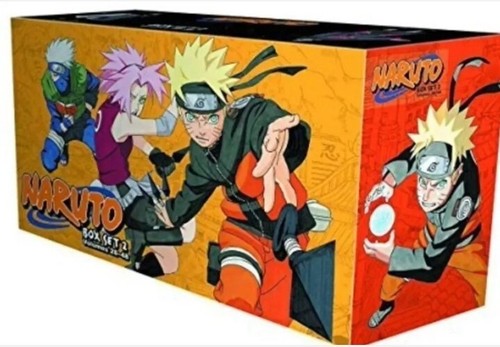 Naruto Manga Box Set #2 (*DAMAGED*)Vol 28-48 With Mini Comic & Poster in English
