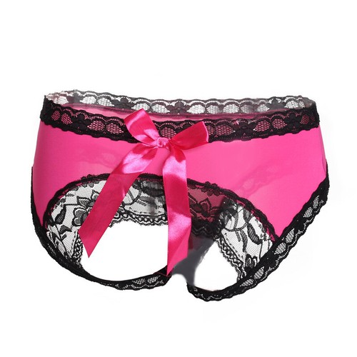 ⭐⭐⭐⭐⭐Women's Lace Open Panties Crotchless Underwear Lingerie G-string Briefs✔ - Picture 17 of 19
