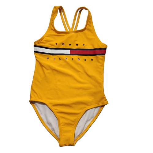 Tommy Hilfiger Girls Swimsuit One Piece Hygienic Lining 50+UPF Size L - Picture 2 of 23