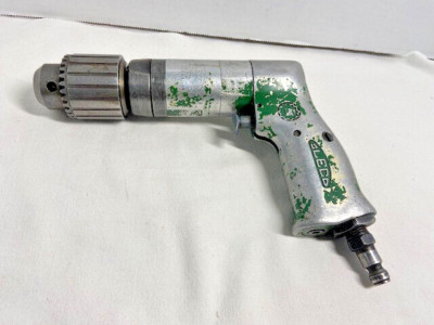 Cleco Model 10DP5 Pneumatic Drill JACOBS CHUCK 33B 5/64-1/ 3/8THD Air Tool (USA)