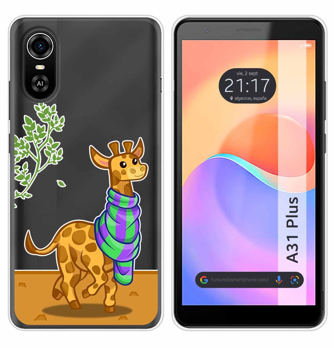 Cover Silicone Trasparente per ZTE Blade A52 Disegno Spiaggia Disegni