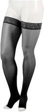 Juzo Sheer 2100 Thigh OT Silico TB LACE Stockings 15-20 Compression Size II 2