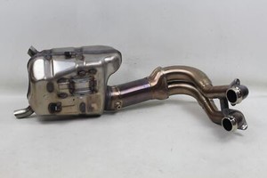 Aprilia RS660 Tuono 660 E5+ 25-26 OEM Exhaust Cans Can Muffler Pipe Collector