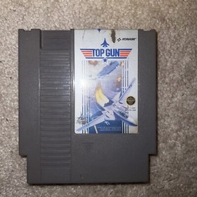 Authentic Nintendo NES Top Gun Cartridge Video Game