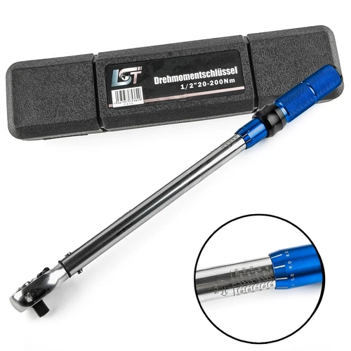 Drehmomentschlüssel 1/2 Zoll 20-200Nm Drehmoment Schlüssel 1/2" Werkzeug
