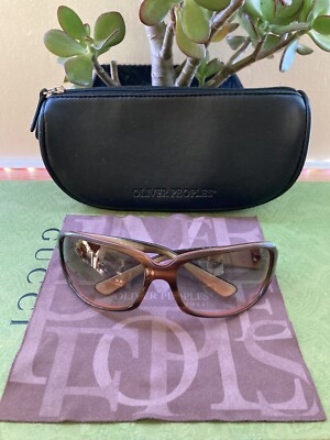 Authentic Oliver Peoples Brown Tortoise Kali Sunglasses Oliver Peoples Kali Sunglasses - Brown – Trovelle main image 3