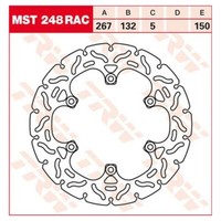 Bremsscheibe Starr MST248RAC FüR Yamaha Motorrad