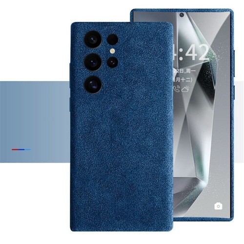 Étui magnétique en cuir véritable Alcantara pour Samsung S25 S24 Ultra Magsafe Cover - Photo 28 sur 28