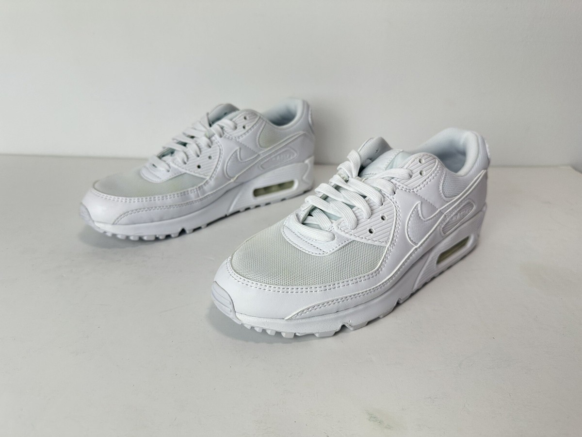 Nike Air Max 90 Men's 10.5 'Triple White' Shoes Sneakers DH8010