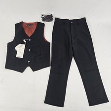 3 Piece Kids Boys' Formal Blazer Vest Pants Dress Suits Back Sz 6Y