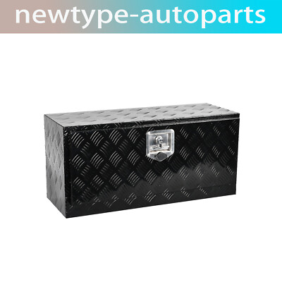 30''X12''X14'' Aluminum Pickup Truck Trunk Bed Tool Box Storage + Lock + Key