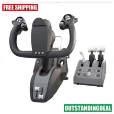 Original TCA Yoke Pack Boeing Edition Pendular Yoke System w/ Throttle Quadrant