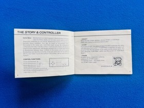 Bomberman NES Nintendo Manual + Promo Hudson Soft Insert w/ Manual Protector Bag