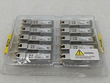 BOX OF 10 MSA Uncoded Compatible SFP Module - 1000BASE-TX - SFP Copper RJ45 NEW