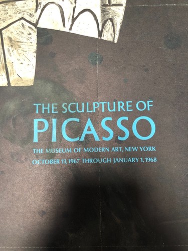 Original 1967 MOMA Invitation for The Sculpture of Picasso Exhibition and Book - Picture 2 of 20
