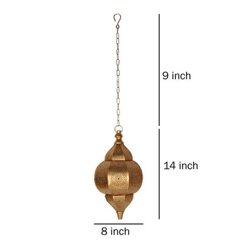 Vintage Design Moroccan Turkish Lamp, Handmade Ceiling Fix Hanging Lighting Lamp - Bild 6 von 7