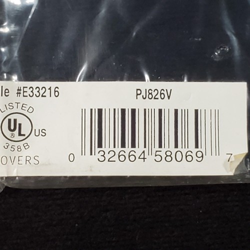 Ivory 1-Decorator 1-Receptacle 2-Gang Unbreakable Wallplate Cooper PJ826V - Picture 5 of 5