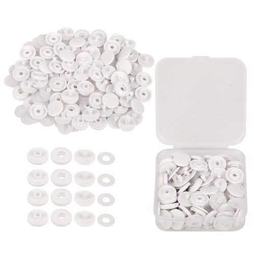 20er Set KAM Druckknöpfe Druckknöpfe Größe 20 T5 Nieten schwarz / weiß Knöpfe - Bild 13 von 17